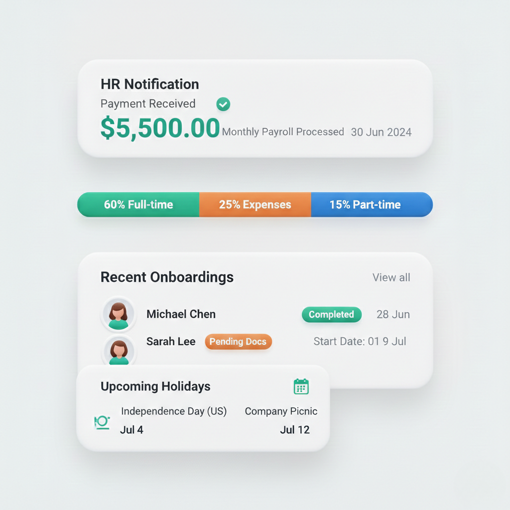 Human Resources Dashboard
